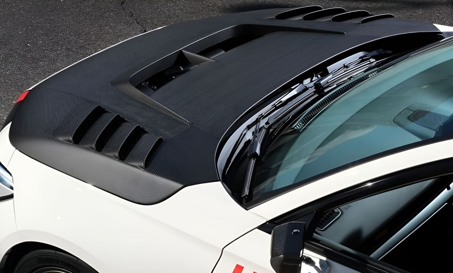 J's Racing Phantom Dry Carbon Hood 23+ Civic Type R FL5