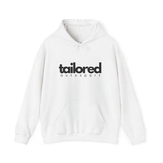 Unisex Heavy Tailored Autosport White Hoodie