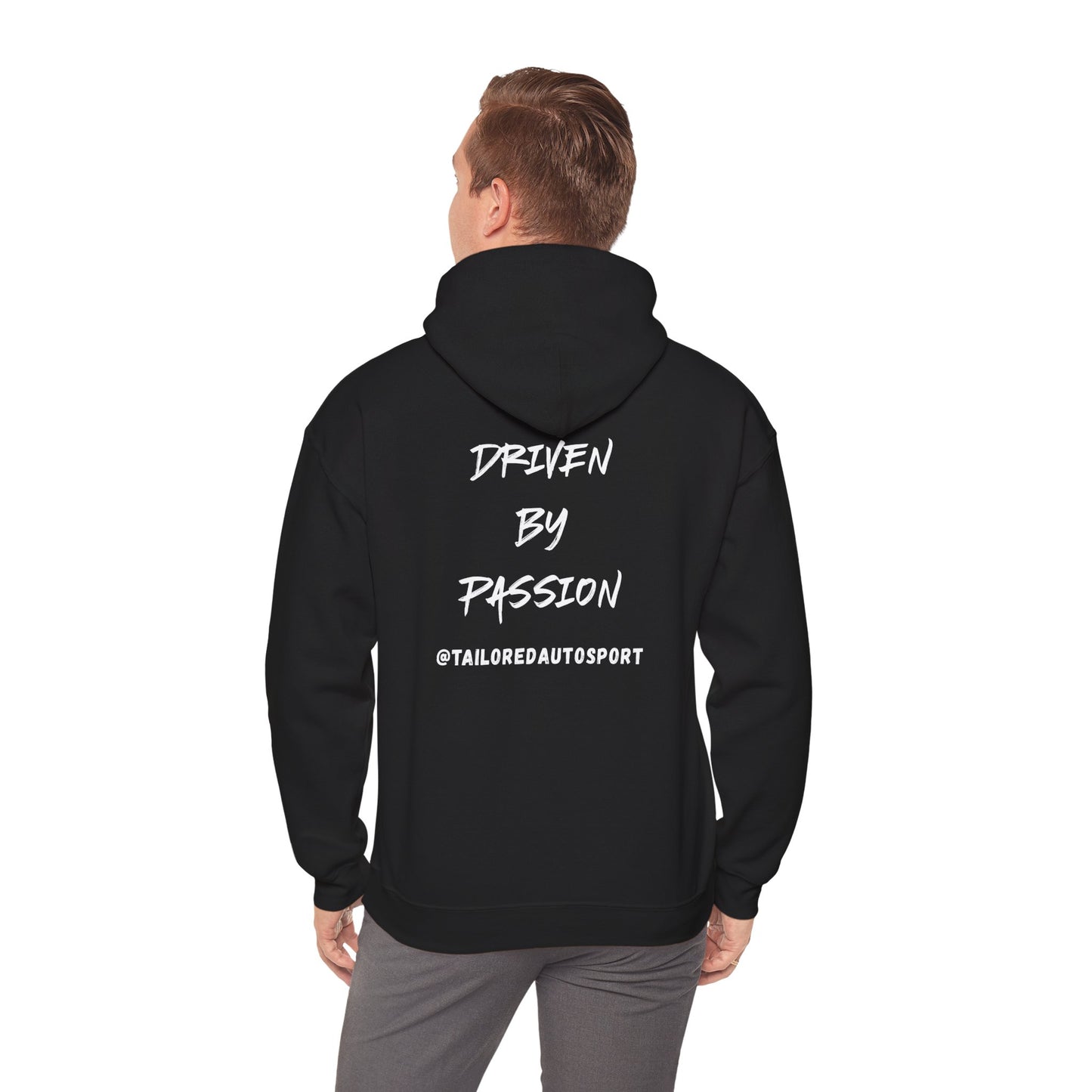 Unisex Heavy Tailored Autosport Black Hoodie