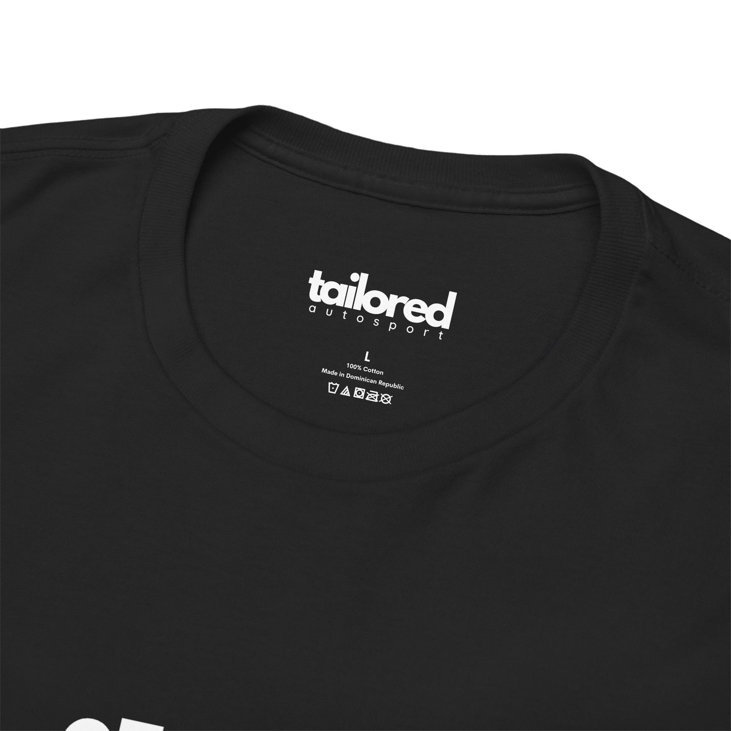 Unisex Tailored Autosport Black T-Shirt
