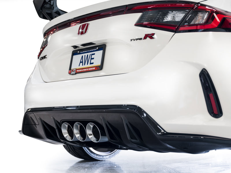 AWE Exhaust System Triple Chrome Tips 23+ Civic Type R FL5