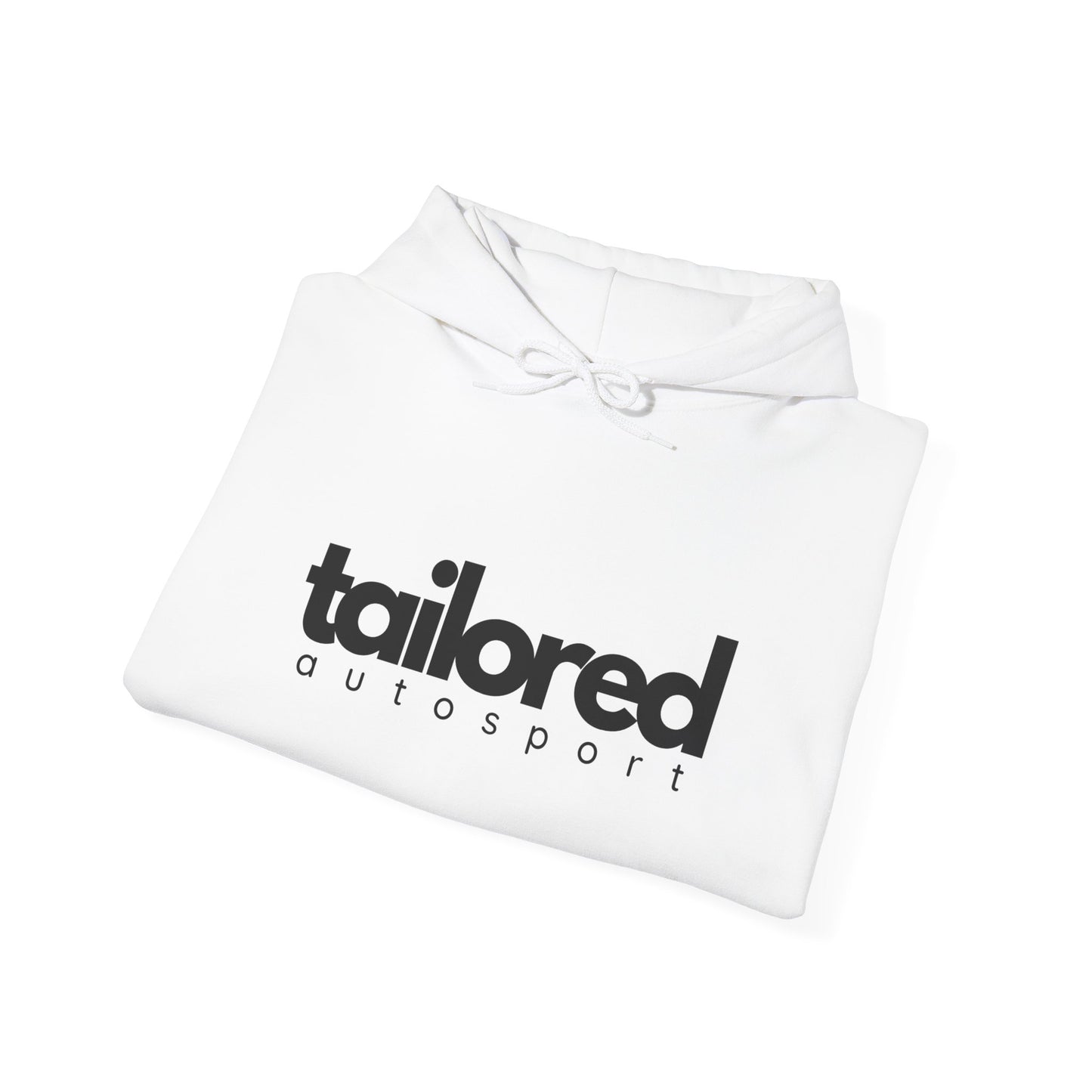 Unisex Heavy Tailored Autosport White Hoodie