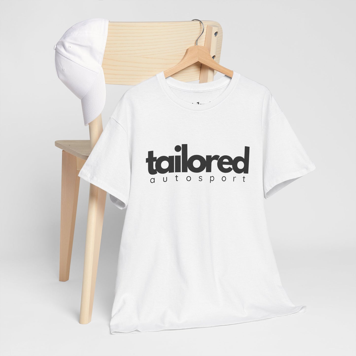Unisex Tailored Autosport White T-Shirt