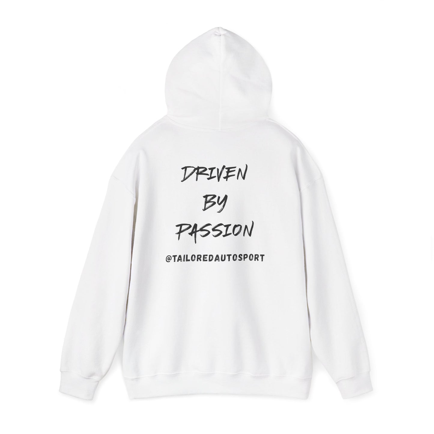 Unisex Heavy Tailored Autosport White Hoodie