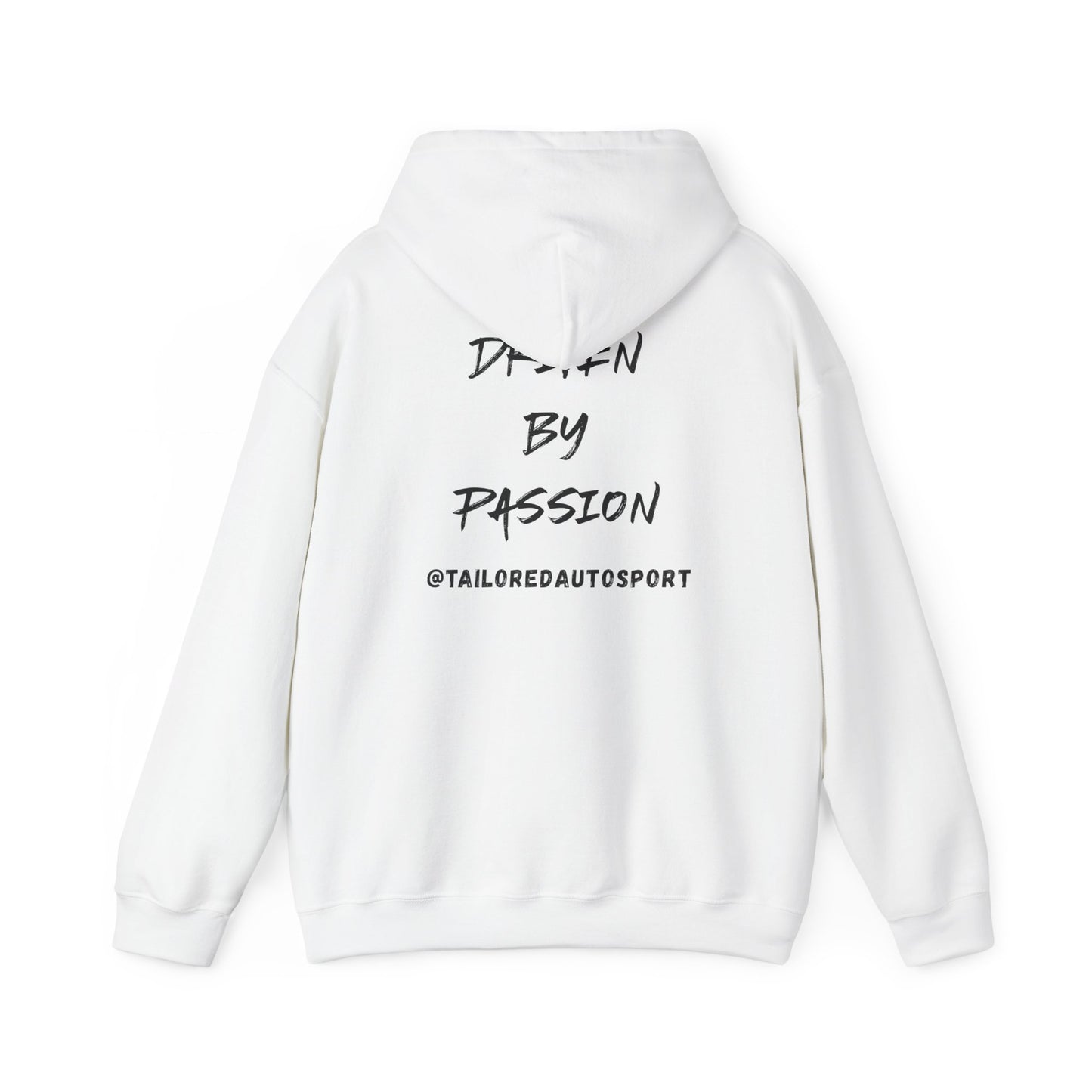 Unisex Heavy Tailored Autosport White Hoodie