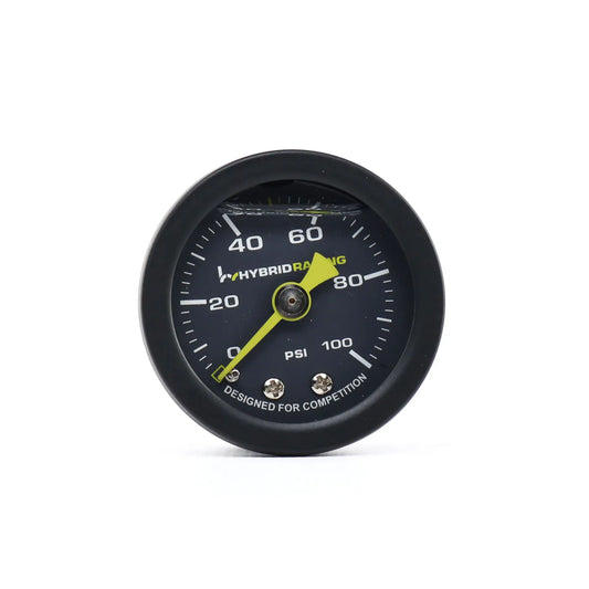 Hybrid Racing Liquid Filled Fuel Pressure Gauge V2