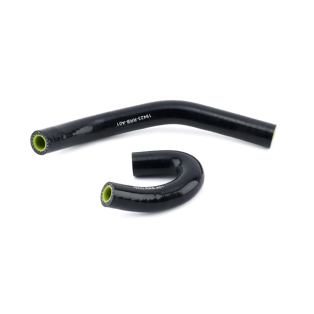 Hybrid Racing Silicone Oil Cooler Hoses (06-11 Honda Civic Si) (Black)