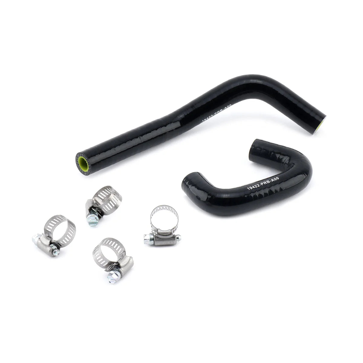Hybrid Racing Silicone Oil Cooler Hoses (K-Swap & 02-06 Acura RSX) (Black)