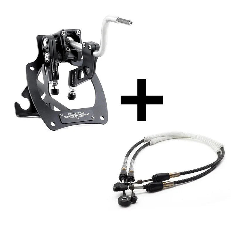 Hybrid Racing Short Shifter Assembly & Shifter Cable Combo (02-05 Civic Si)