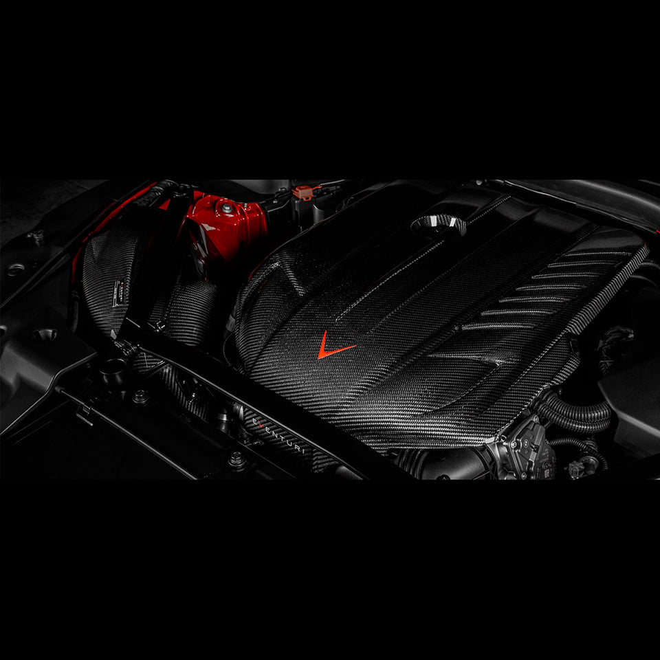 Eventuri Black Carbon Engine Cover 20+ Toyota Supra A90