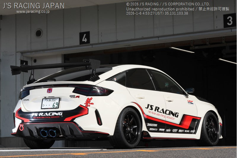 J's Racing X304 SS Exhaust 75RS 23+ Civic Type R FL5