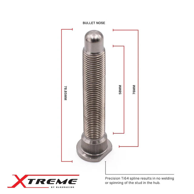 Xtreme Honda Titanium Wheel Studs