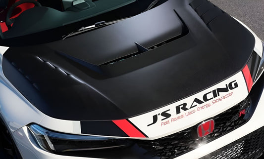 J's Racing Phantom Dry Carbon Hood 23+ Civic Type R FL5
