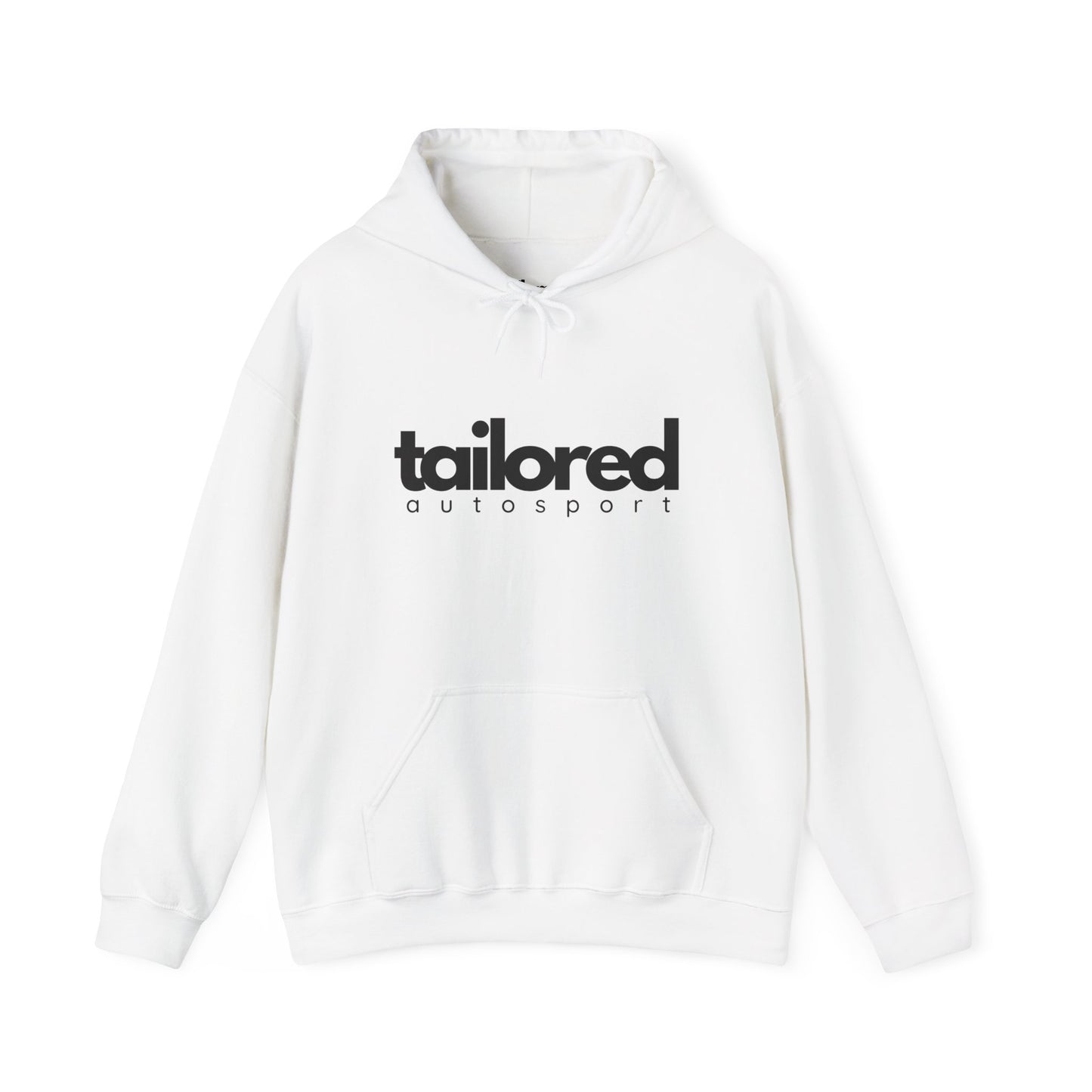 Unisex Heavy Tailored Autosport White Hoodie