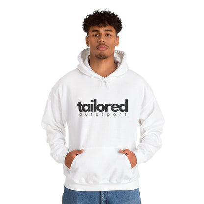 Unisex Heavy Tailored Autosport White Hoodie