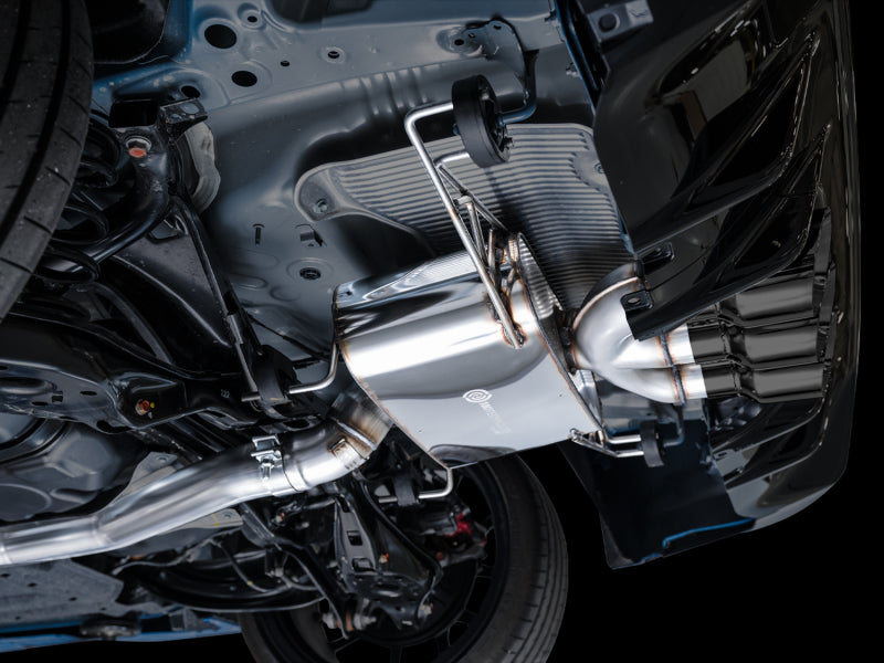 AWE Exhaust System Triple Black Tips 23+ Civic Type R FL5