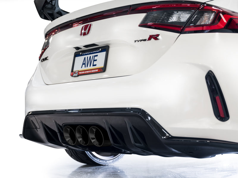 AWE Exhaust System Triple Black Tips 23+ Civic Type R FL5