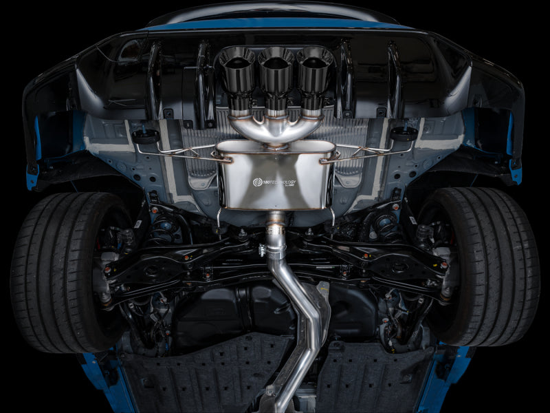 AWE Exhaust System Triple Black Tips 23+ Civic Type R FL5