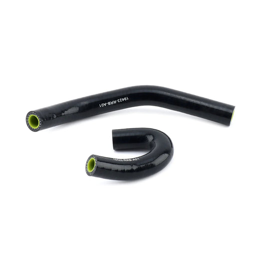 Hybrid Racing Silicone Oil Cooler Hoses (06-11 Honda Civic Si) (Black)