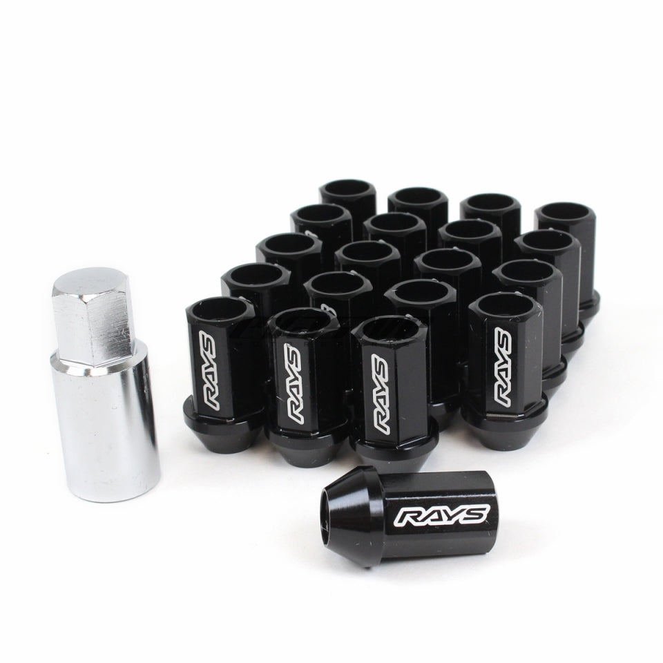 Rays L42 Dura-Nut Straight Type Lug & Wheel Lock Set - Set of 20 / 14x1.5
