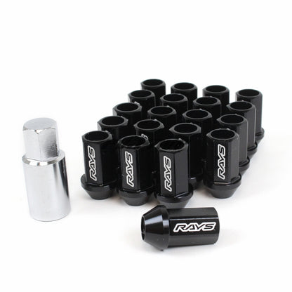 Rays L42 Dura-Nut Straight Type Lug & Wheel Lock Set - Set of 20 / 14x1.5