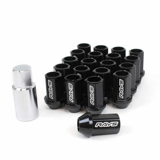 Rays L42 Dura-Nut Straight Type Lug & Wheel Lock Set - Set of 20 / 14x1.5