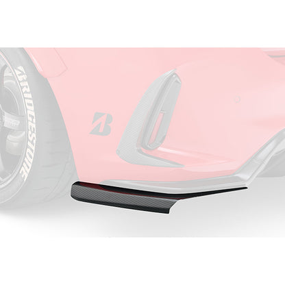 Varis Arising-1 Street / EVO / Arising II / S-Tai Rear Under Splitters (Carbon) - 23+ Civic Type R FL5