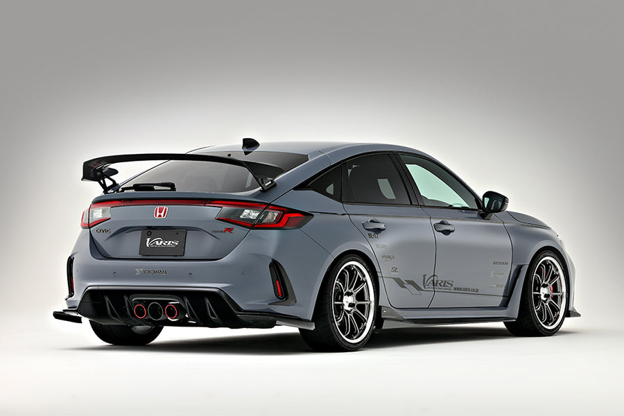 Varis Arising-1 Street / EVO / Arising II / S-Tai Rear Under Splitters (Carbon) - 23+ Civic Type R FL5