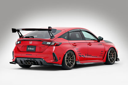 Varis Arising-1 Street / EVO / Arising II / S-Tai Rear Under Splitters (Carbon) - 23+ Civic Type R FL5