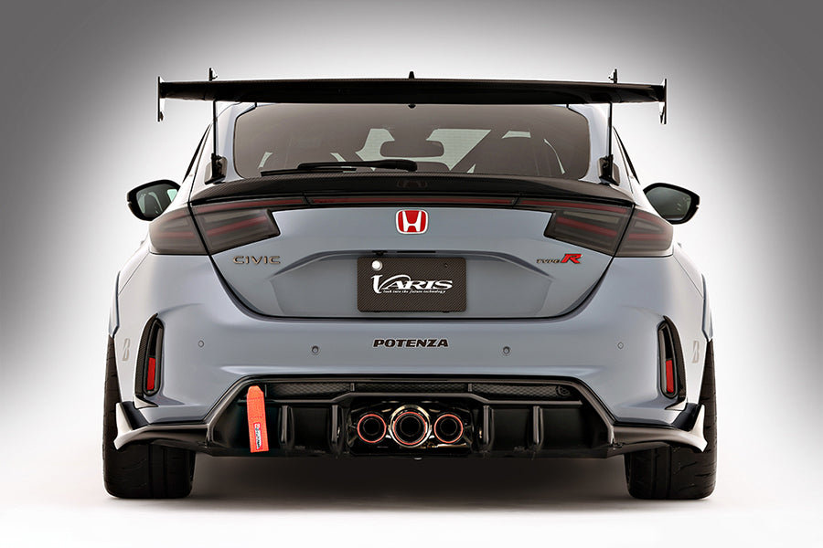 Varis Arising-1 EVO II / Arising II Track Edition Trunk Lip Spoiler - Carbon 23+ Civic Type R FL5