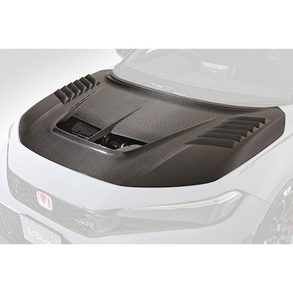 Varis Arising-1 EVO II / Arising II Track Edition Cooling Bonnet (FRP & Carbon) - 23+ Civic Type R FL5
