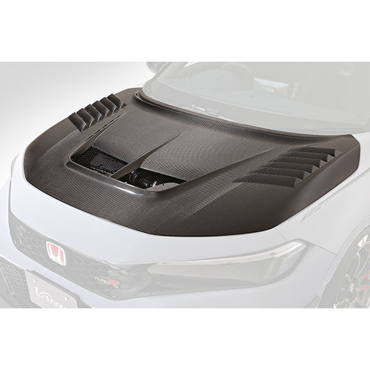 Varis Arising-1 EVO II / Arising II Track Edition Cooling Bonnet (FRP & Carbon) - 23+ Civic Type R FL5