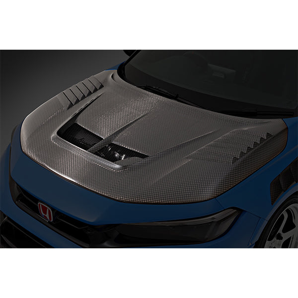 Varis Arising-1 EVO II / Arising II Track Edition Cooling Bonnet (FRP & Carbon) - 23+ Civic Type R FL5