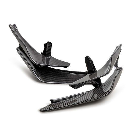 Seibon Carbon Fiber Front Bumper Canards 23+ Civic Type R FL5