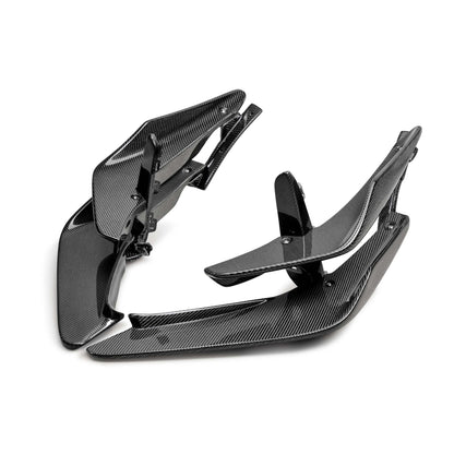 Seibon Carbon Fiber Front Bumper Canards 23+ Civic Type R FL5