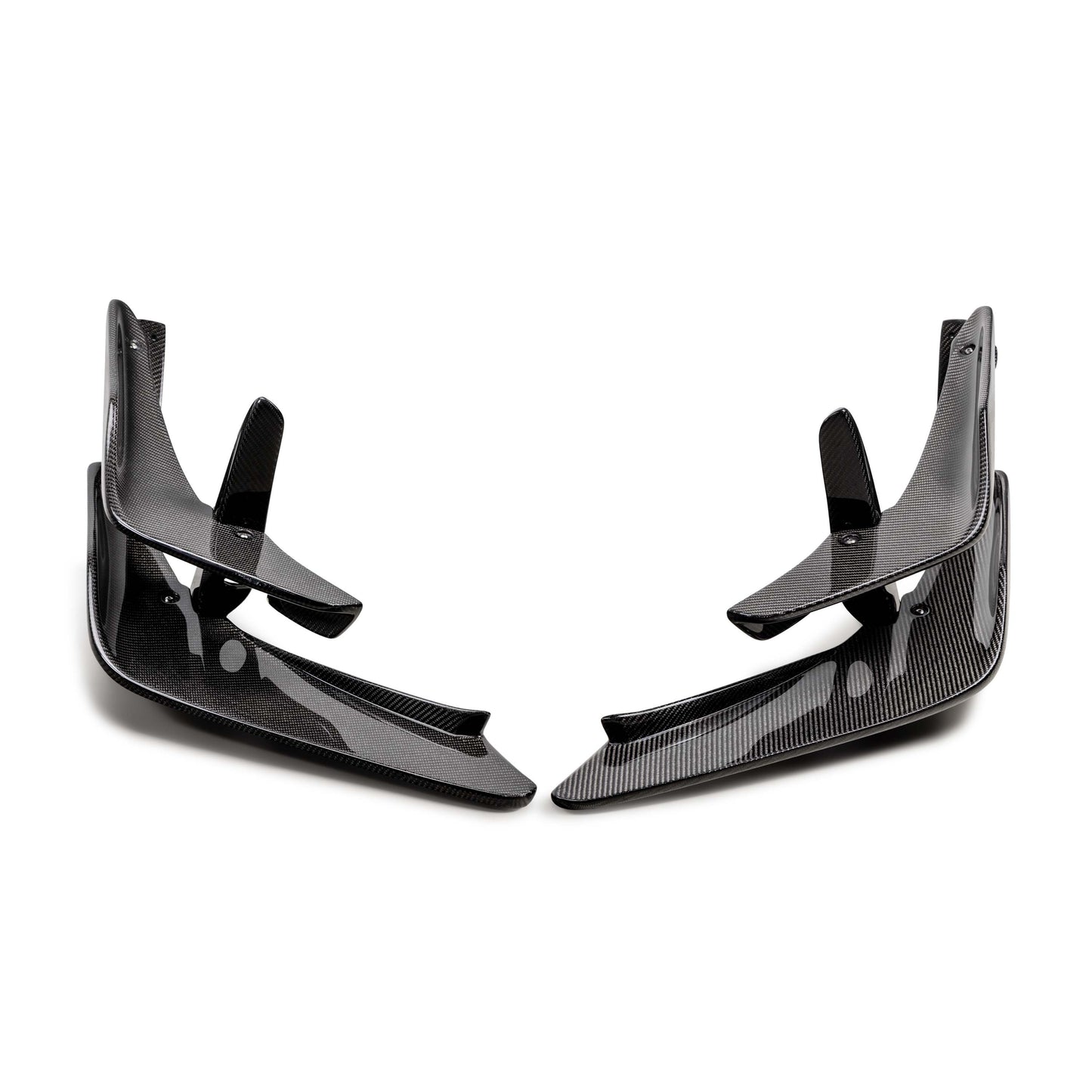 Seibon Carbon Fiber Front Bumper Canards 23+ Civic Type R FL5