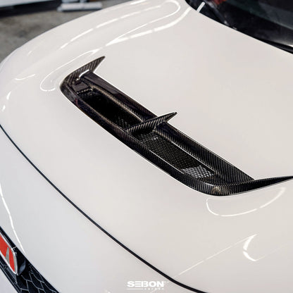 Seibon Carbon Fiber CW-Hood Vent 23+ Civic Type R FL5