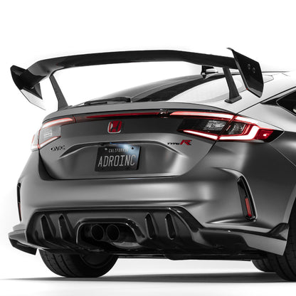 ADRO Carbon Fiber AT-R4 Swan Neck Wing 23+ Civic Type R FL5