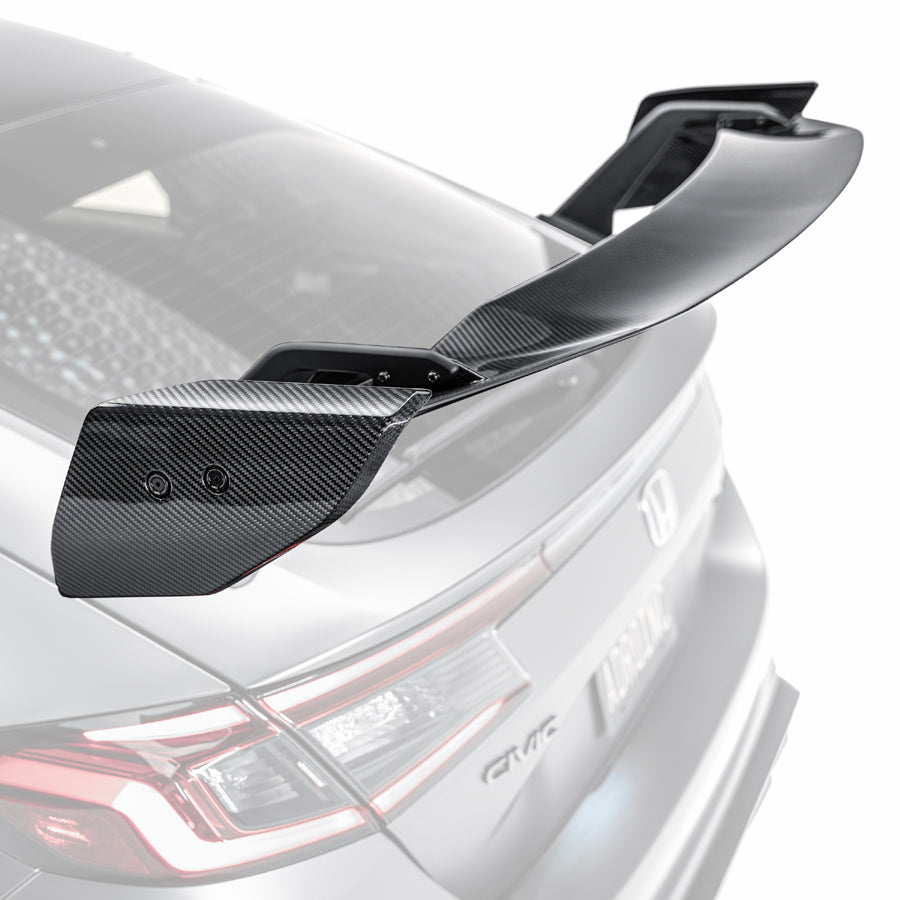 ADRO Carbon Fiber AT-R4 Swan Neck Wing 23+ Civic Type R FL5