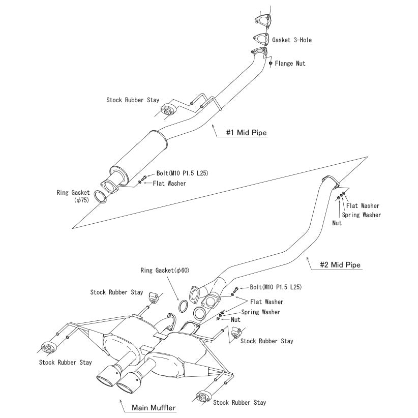 HKS Legamax Sport Exhaust 23+ Civic Type R FL5