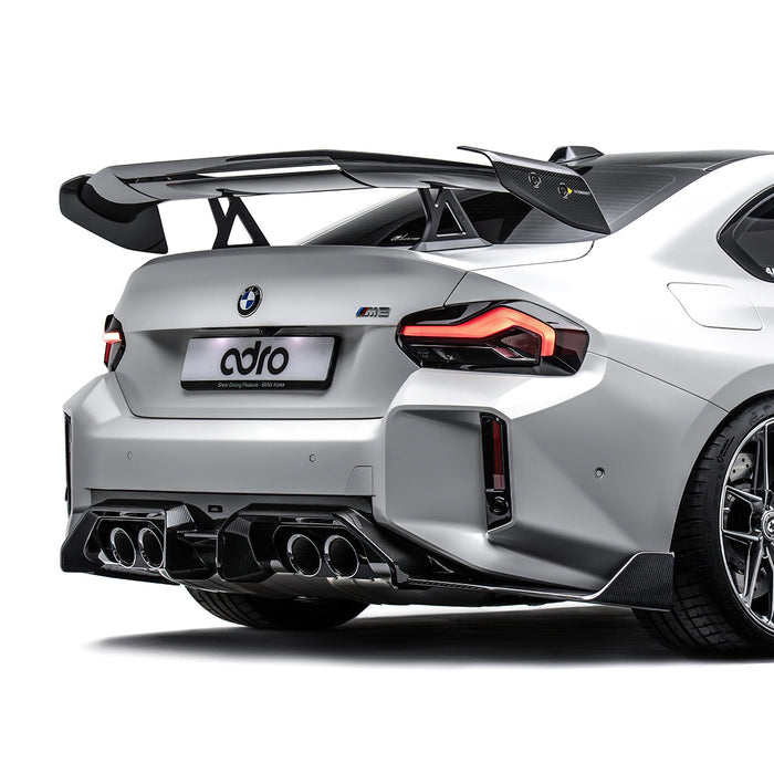 ADRO Prepeg Carbon Fiber AT-R3 Swan Neck Spoiler 23+ BMW M2 G87