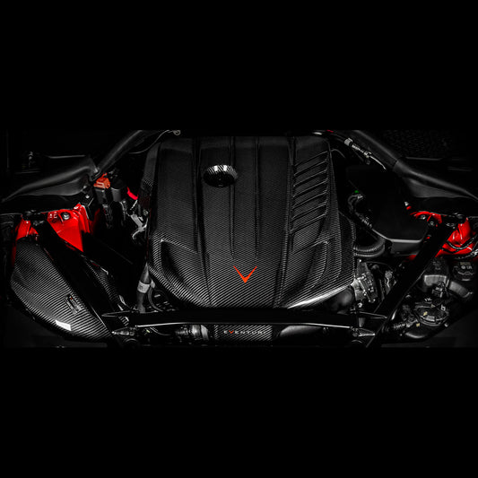 Eventuri Black Carbon Engine Cover 20+ Toyota Supra A90
