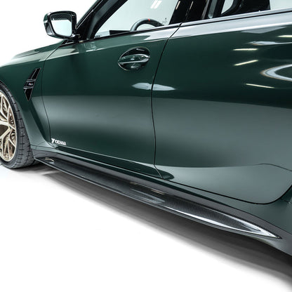 ADRO Prepeg Carbon Fiber V2 Side Skirts 21+ BMW M3 G80