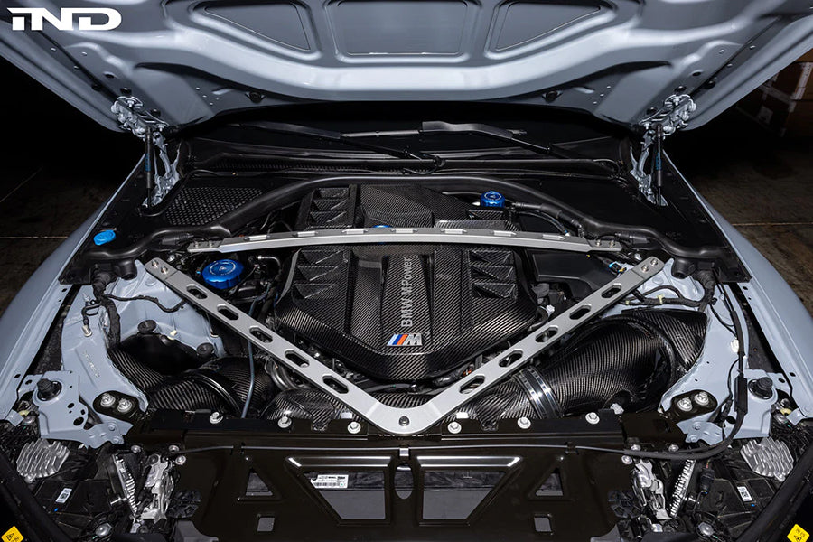 Eventuri Black Carbon Fiber Engine Cover with BMW M Power Decal (Gloss) 21+ BMW G8X M2/M3/M4