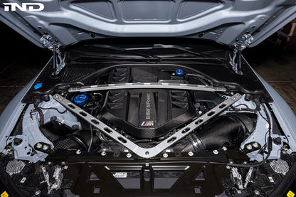 Eventuri Black Carbon Fiber Engine Cover with BMW M Power Decal (Gloss) 21+ BMW G8X M2/M3/M4