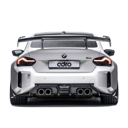 ADRO Prepeg Carbon Fiber AT-R3 Swan Neck Spoiler 23+ BMW M2 G87