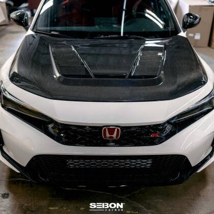 Seibon Carbon Fiber TV-Style Hood 23+ Civic Type R FL5