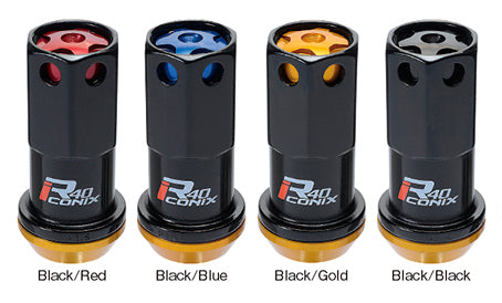 Project Kics M14x1.50 R40 Lug Nuts - Black