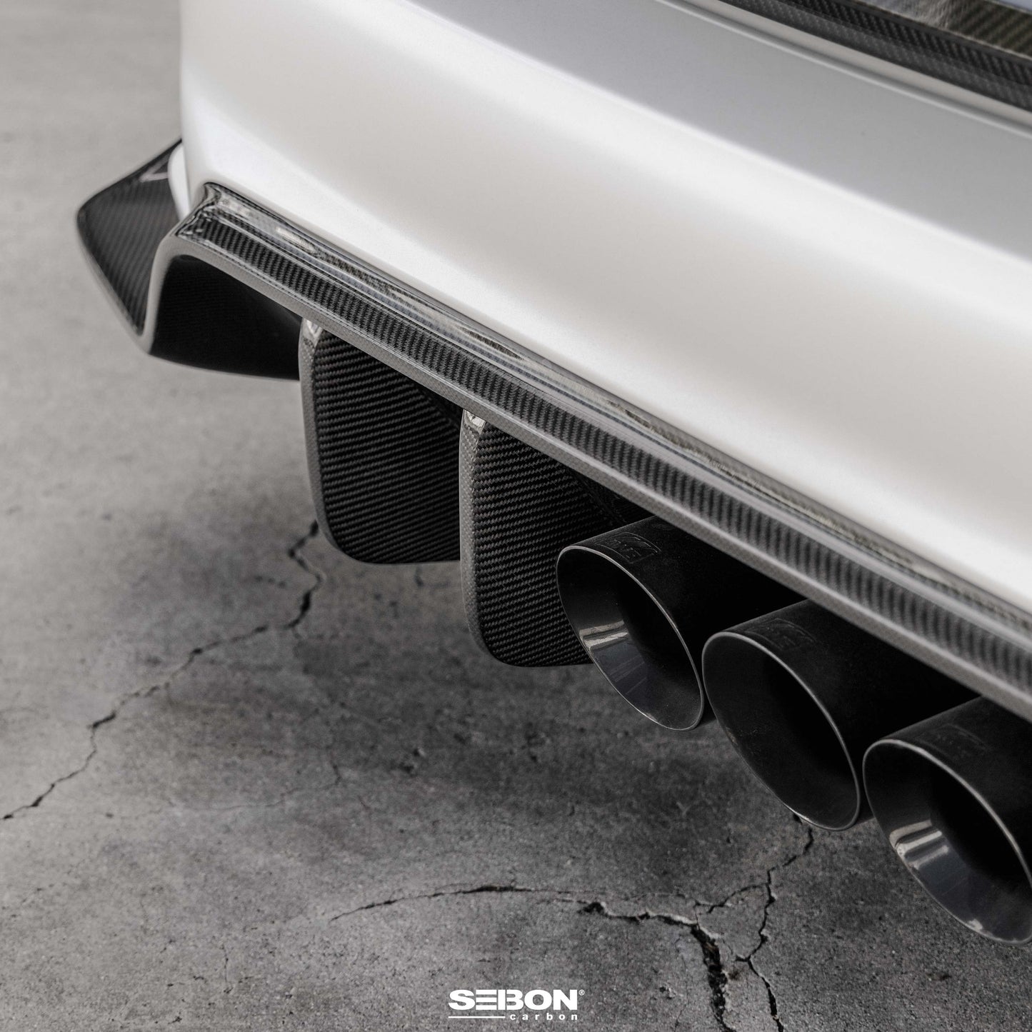 Seibon Carbon Fiber MB-Style Rear Diffuser 23+ Civic Type R FL5