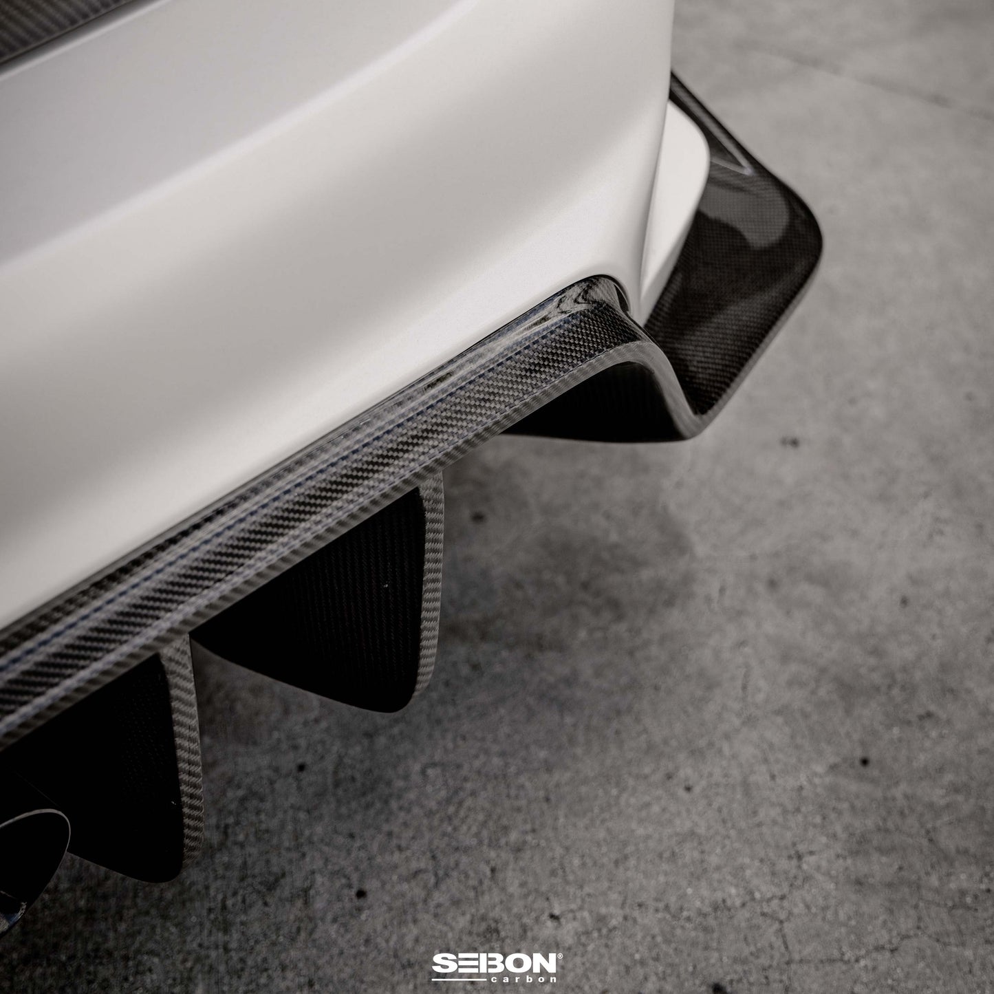 Seibon Carbon Fiber MB-Style Rear Diffuser 23+ Civic Type R FL5